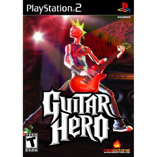 แผ่นเกมส์ PS2 Guitar Hero 1