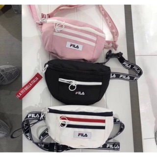 Sales ‼️🆘🆘กระเป๋าคาดอกคาดเอว Fila มาเพิ่ม อีก  เหลือแค่สีดำ!!!!!! พร้อมส่ง มีงานแฟชั่น  งานป้าย พร้อมส่ง