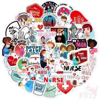 ❉ สติกเกอร์ Be Proud For Nurse Day Series 03 สําหรับติดตกแต่งพยาบาล ❉ สติกเกอร์ Doodle กันน้ํา DIY 50 ชิ้น / ชุด