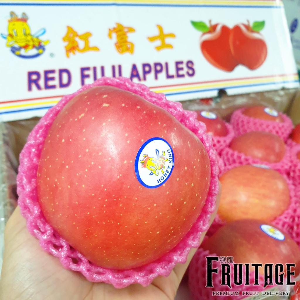 แอปเปิ้ลฟูจิ (3ลูก/ไซส์JUMBO) APPLE FUJI (CHN) ~ลดพิเศษ~ ลูกใหญ่ ผลไม้ต่างประเทศ ผลไม้พรีเมี่ยม ผลไม้นำเข้า แอปเปิ้ลสด