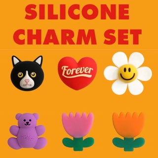 ของแท้100% WiggleWiggle Jelly happy mix Silicone Charm Set : 6ชิ้น/ชุด [ของแท้100%]