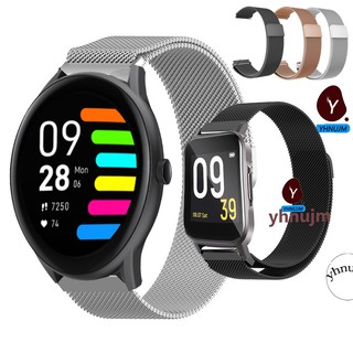 สายนาฬิกาข้อมือ สเตนเลส แม่เหล็ก แบบเปลี่ยน สําหรับ SoundPEATS Watch 1 2 smart Watch Pro 1 Correa