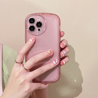 เคสโทรศัพท์มือถือแบบใส กันกระแทก กันรอยกล้อง สีหวาน สําหรับ VIVO Y02 Y16 Y35 Y22 Y22S Y02S Y21T Y33T V25 V25e Y11 Y12 Y15 Y17