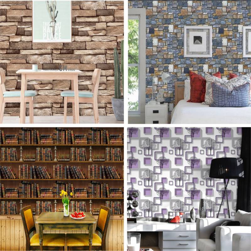 10 ม. BEAUTIFUL DECORATIVE WALLPAPER ขนาด 45 ซม. พร้อม ADHESIVE