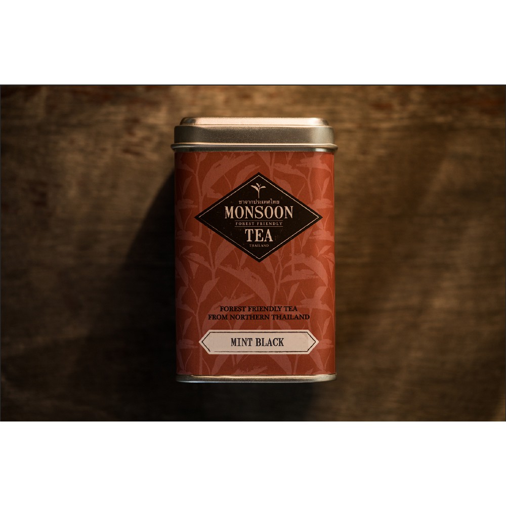 ชาดำ กลิ่นมิ้นท์ Mint Black Tea from Thailand, Thai Tea ออร์แกนิค Forest tea จากภาคเหนือ ชาป่า ชาไทยสุดพรีเมียม หอมอร่อย