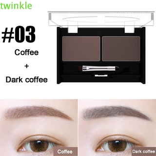 Twinkle1 ที่เขียนคิ้วแบบฝุ่นกันน้ํา 2 สีพร้อมแปรง