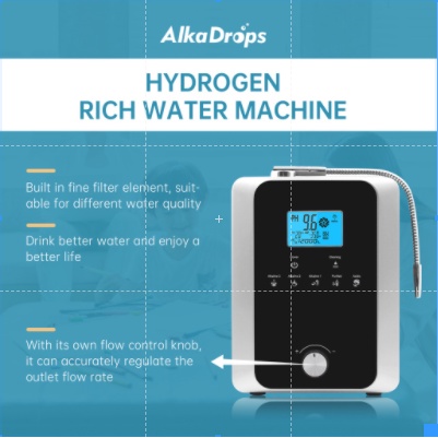 Alkadrops 11Plates เครื่องทําน้ําไอออนอัลคาไลน์ PH2.8~11