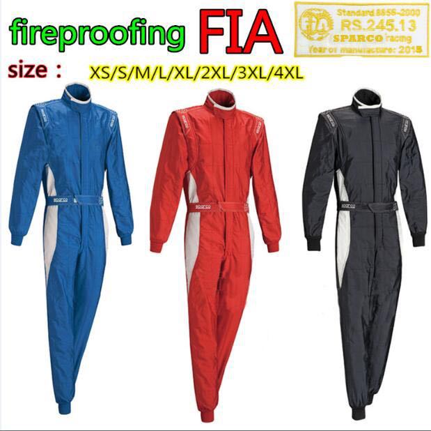 Jumpsuit go-kart drift F1 racing suit off-road jumpsuit spot  Sparco Racing Suot with FIA certiicated Fire-proof