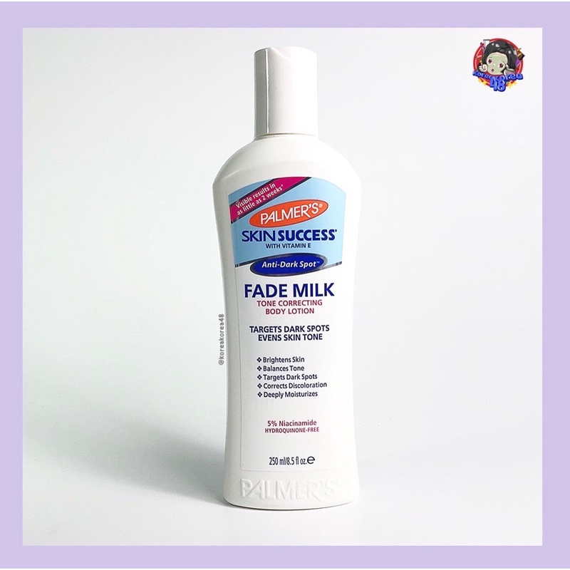 🔥 พร้อมส่ง🚚❌เหลือ 1 ไม่มีกล่อง❌Palmer's Skin Success fade milk lotion 250ml. 5% Niacinamide(Songyi Mushroom)