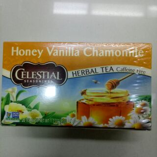 Celestial  Honey Vanilla Chamomile ชากลิ่น วินิลาผสมน้ำผึ้ง และ คาโมไมล์ 47g.