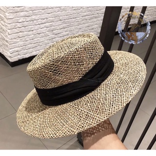 สินค้าพร้อมส่ง จัดส่งภายใน 24 ชม.หมวกสานปีกกว้างทรงDumont Hat
