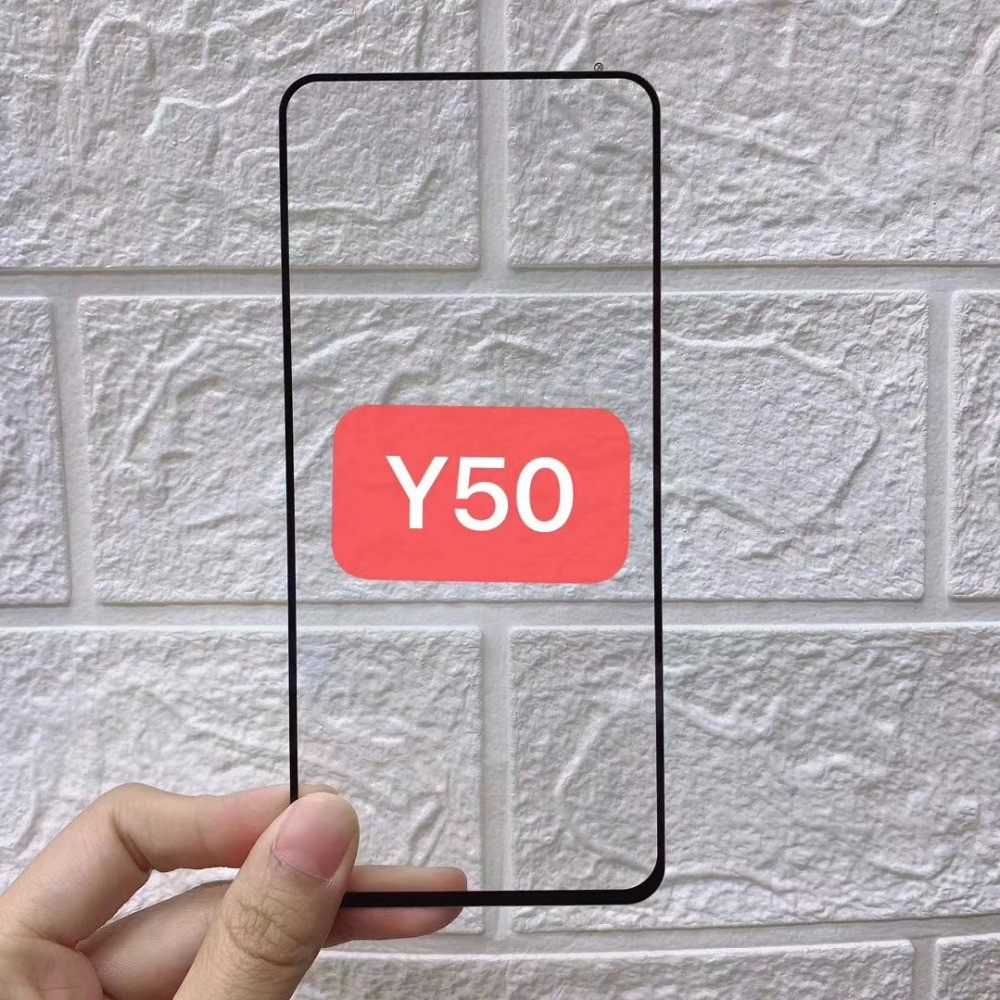 HP Vivo Y50 Y30 กระจกนิรภัยคลุมทั้งหมดป้องกันรอยขีดข่วน Vivo Y50 Y30 โทรศัพท์