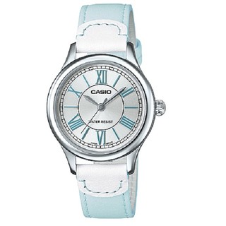 Casio Standard นาฬิกาข้อมือสุภาพสตรี สีฟ้า สายหนัง รุ่น
LTP-E113L-2ADF