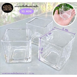 แก้วทรงสี่เหลี่ยมขนาดเล็ก SQ MINI