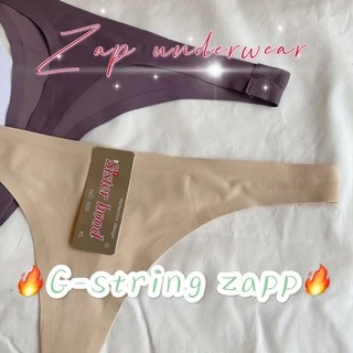 กางเกงใน G-string sister hood 606 F/XL จีสตริง สีพื้นเรียบๆ ผ้าลื่น ไร้ขอบ เรียบเนียน กระชับ
