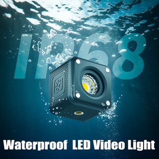 Ulanzi Cute Lite Waterproof LED Light ไฟสำหรับติดกล้อง Gopro mirrorless กันน้ำได้