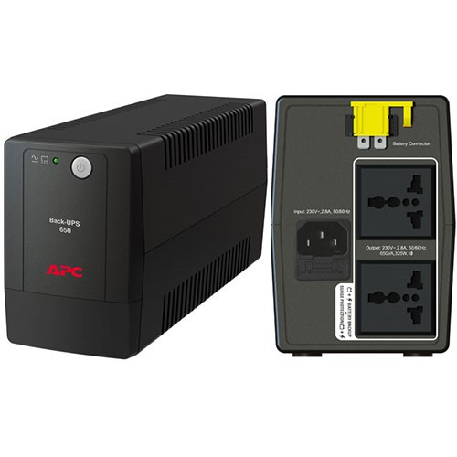 APC Back-UPS 650VA, 230V, AVR, Universal Sockets (BX650LI-MS)