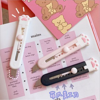 พร้อมส่ง คัตเตอร์จิ๋ว ใช้ตัดกระดาษ เครื่องเขียน