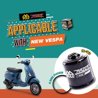 FULL RAZER กรองน้ำมันเครื่อง【 FR-183 】ใช้สำหรับสกู๊ตเตอร์ NEW VESPA 125 / 150 / 300cc ทุกรุ่น [ SUNWA P-002 (ชื่อเก่า) ]