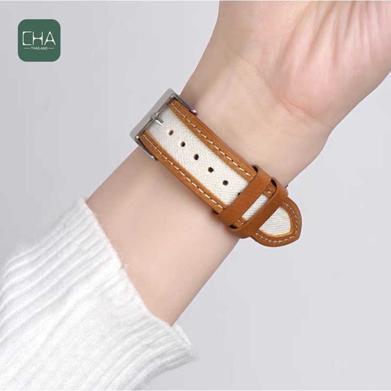 สายนาฬิกาข้อมือเเบบหนัง  for iWatch Ultra 3 2 SE Series 11 10 9 8 7 6 5 44 มม .ขนาด 38/40/41/42/44/45/46/49มม strap