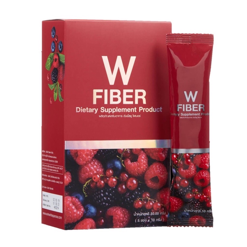 W Fiber ดีท๊อก ลดพุง