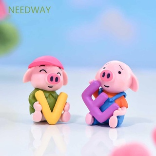 Needway โมเดลหุ่นรูปสัตว์ขนาดมินิสําหรับตกแต่งเค้กเบเกอรี่