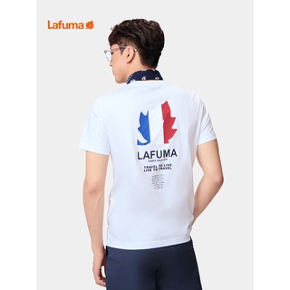 Lafuma Le Feiye เสื้อยืดคอกลม แขนสั้น ผ้าฝ้าย สีพื้น เข้ากับทุกการแต่งกาย แฟชั่นฤดูร้อน สําหรับผู้ชาย