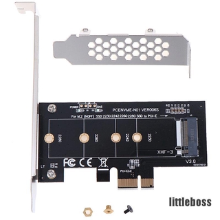 &lt;Littleboss อะแดปเตอร์แปลง Pcie เป็น M2 Pci Express 3. 0x1 เป็น Nvme Ssd 2230 2242