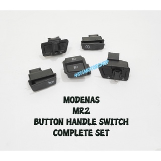 Modenas MR 2 MR2 KRISS COMPLETE SET ชุดสวิตช์ปุ่มสตาร์ทเตอร์ ไฟสูง ไฟสัญญาณสูง ฮอร์น SUIS LAMPU