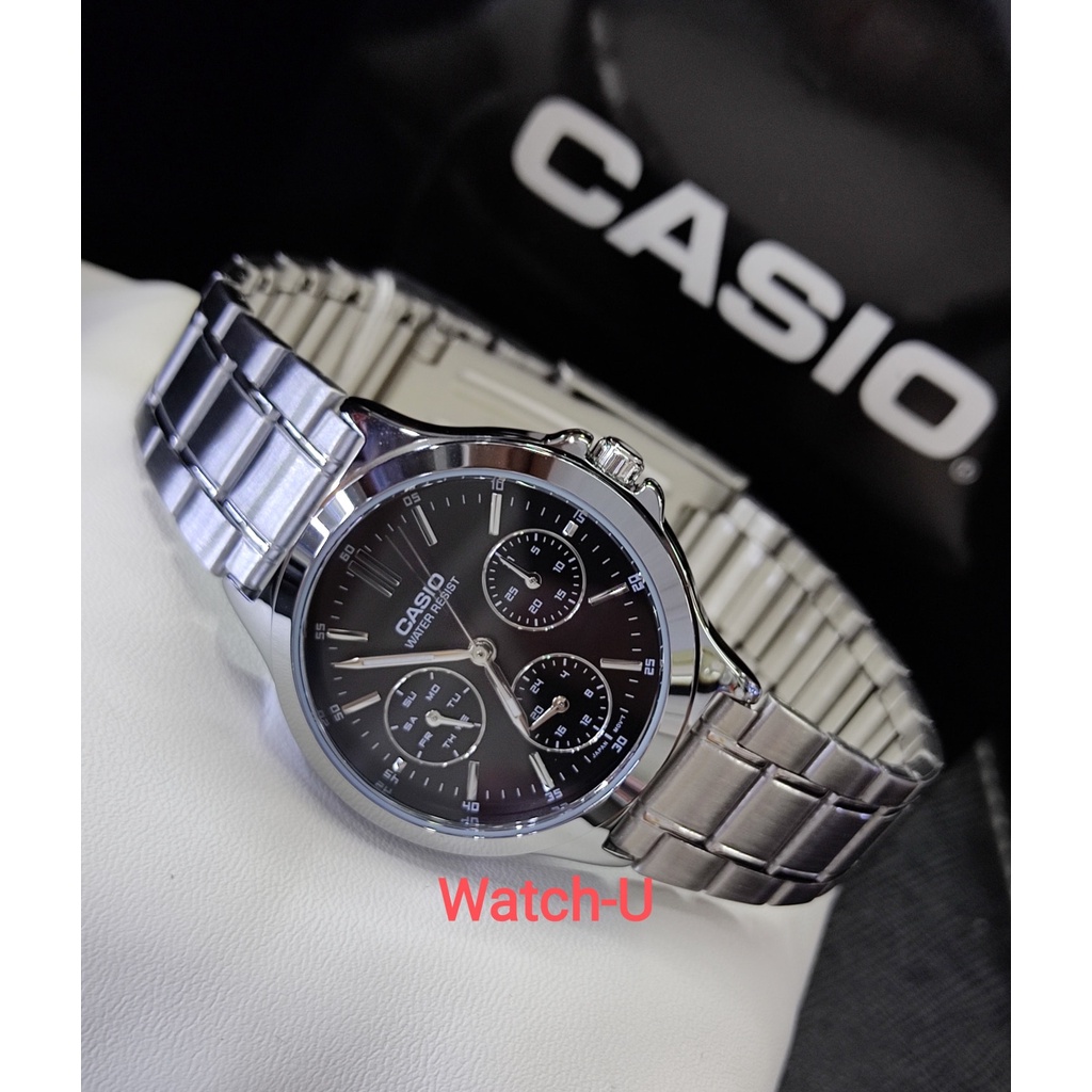 นาฬิกา CASIO ผู้หญิง รุ่น LTP-V300 ซีรีย์ รุ่น LTP-V300D-1A  รับประกันศูนย์ CMG 1 ปี