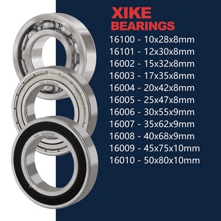 XiKe C3 ตลับลูกปืนร่องลึก 16000 16001 16003 16004 16005 16006 16007 16008 16009 16010 2RSC3 ZZC3 OpenC3