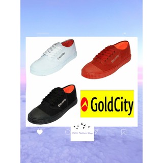 รองเท้านักเรียน ชายและหญิงผ้าใบ Gold city โกลซิตื้ 205 S