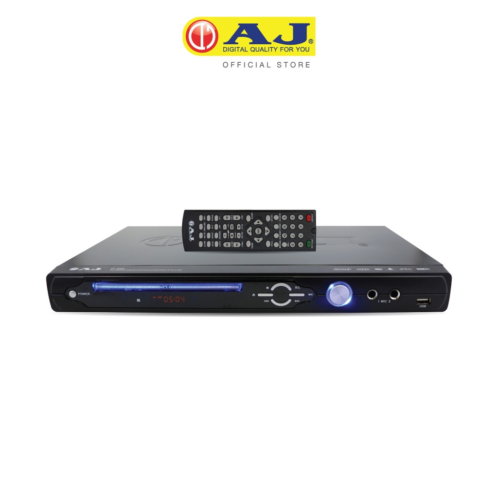 ▼✾❦AJ DVD Player เครื่องเล่น DVD  รุ่น D-222 HDMI แถมสาย HDMI รับประกันฟรี 1 ปี