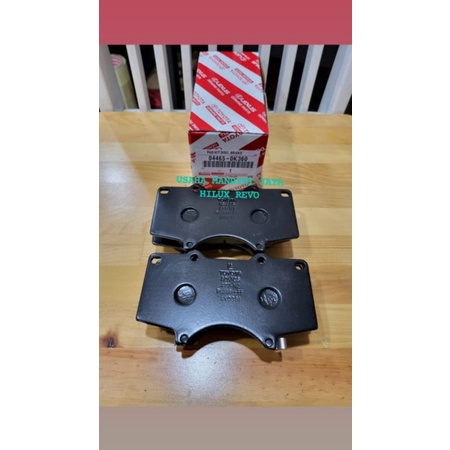ผ้าเบรคหน้า HILUX REVO FORTUNER BRAKE PADS HILUX REVO 04465-0K360
