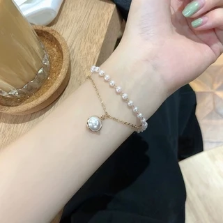 กำไลแฟชั่น สองชั้น สร้อยข้อมือแฟชั่น สําหรับผู้หญิง