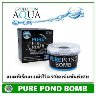 Evolution Aqua Pure Pond Bomb แบคทีเรียแบบมีชีวิต ชนิดเข้มข้นพิเศษ สำหรับบ่อปลาขนาด 20 ตันขึ้นไป ช่วยบำบัดน้ำ