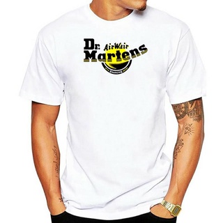 เสื้อยืดวินเทจเสื้อยืด พิมพ์ลายโลโก้ dr-martens สําหรับผู้ชายS-5XL