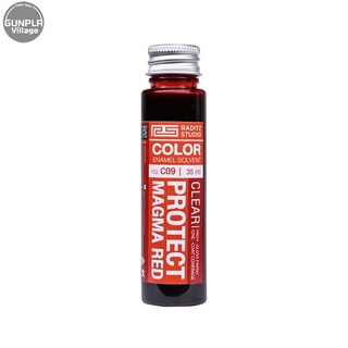 Raditz Studio RS C09 Clear Protect Magma Red 35 ml (Enamel Clear) RSC09CPMR35 8858878000098 (สี)