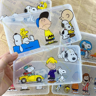 fantastic 789 กล่องใส่เครื่องประดับแบบพกพาลายการ์ตูน snoopy