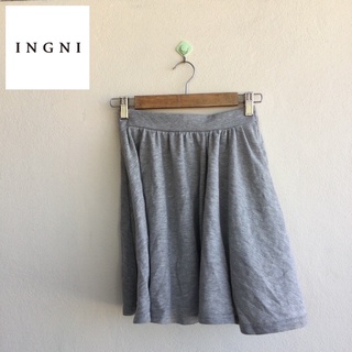 กระโปรงสั้น สีเทา INGNI