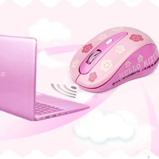 Hello Kitty เมาส์เกมมิ่งไร้สาย 2.4GHz 1600 DPI