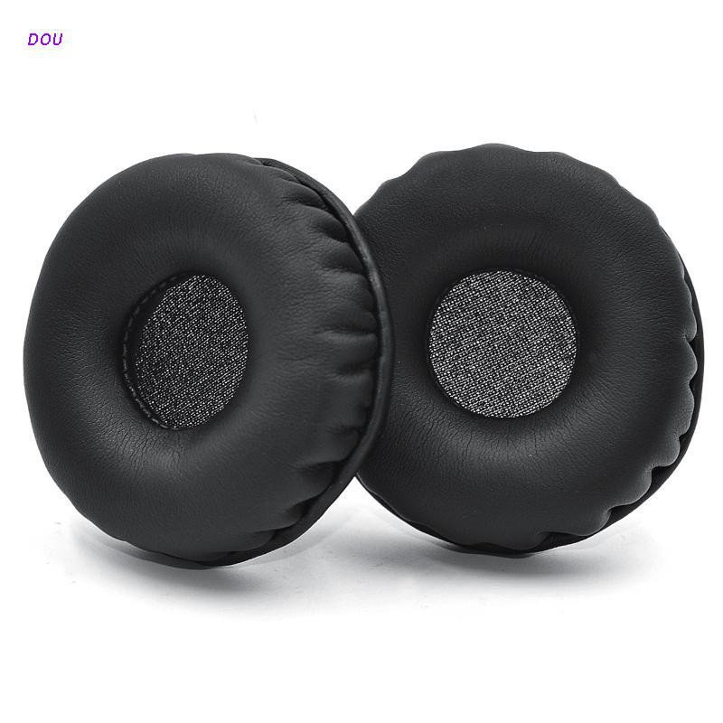 2021DOU 1Pair Leather Ear Pads Cushion Cover Earpads Replacement for