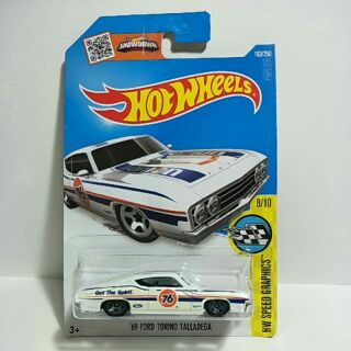 รถเหล็ก Hot wheels 69 FORD TORINO TALLADEGA (Ib1001)