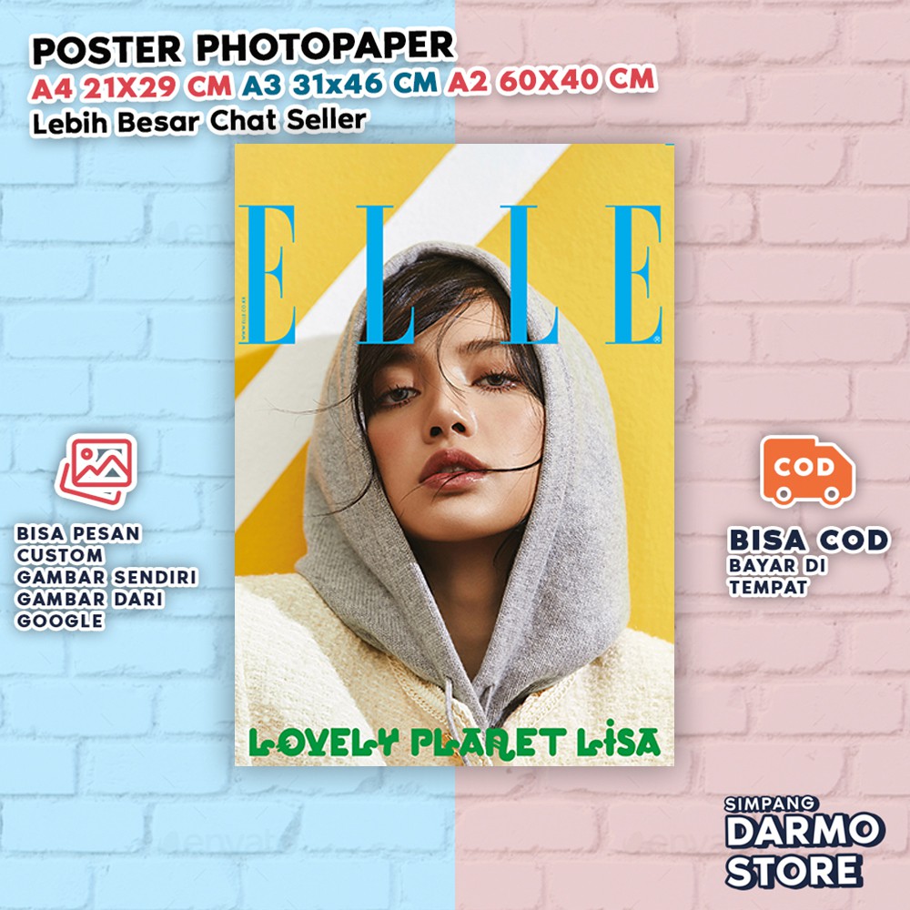 โปสเตอร์ Jisoo Jennie Rosé Lisa Black Pink สไตล์เกาหลี BLPKX-82