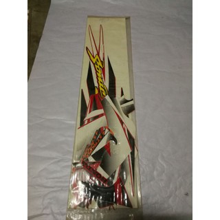 สติกเกอร์HondaSonicโซนิกสีแดง