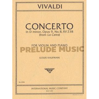 (โค้ดINCSM2Lลด70฿) Vivaldi, A: Violin Concerto D minor op.9/8 RV238 (IMC3398)