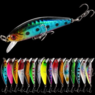 1Pcs Crankbait Fishing Lure ตกปลา Lure Minnow รูปร่าง 5.5 ซม. 6g Sinking Minnow Bass Bait