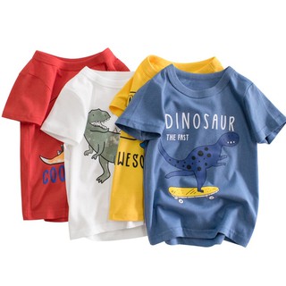 เสื้อยืดเด็ก เสื้อแขนสั้น เสื้อลายไดโนเสาร์