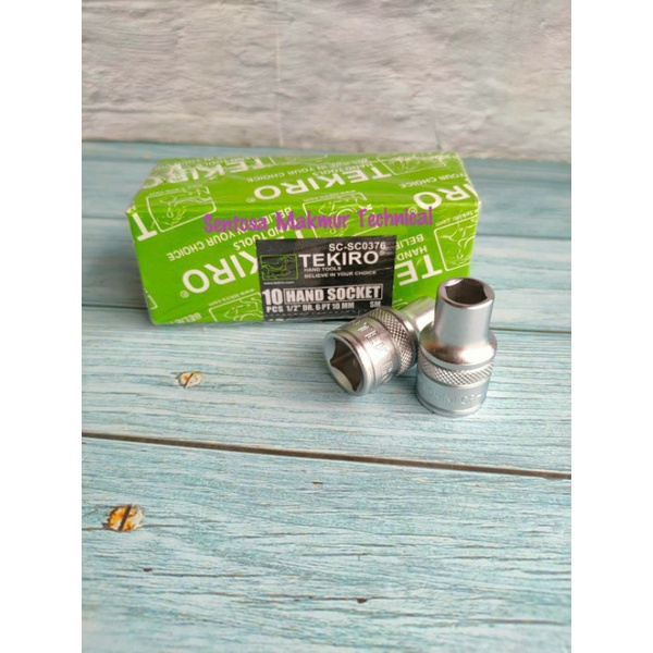 MATA TEKIRO 1/2" 10 MM ประแจซ็อกเก็ต Eye 10mm 6PT 12PT