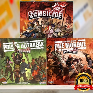 [ฟรีแถมซอง+ห่อปก] Zombicide , Season 2: Prison Outbreak , Season 3: Rue Morgue Boardgame [ของแท้]